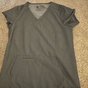 FIGS Small Grey mandarin scrubs